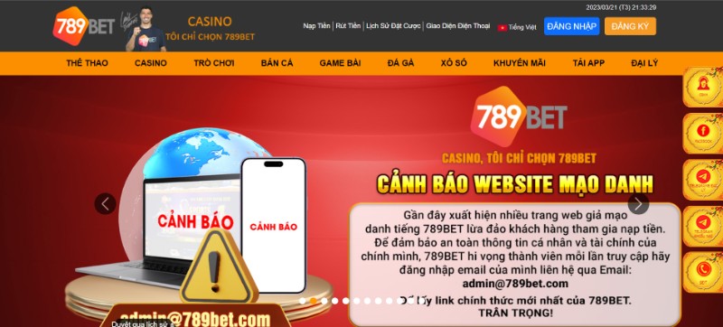 789bet casino bảo mật cao