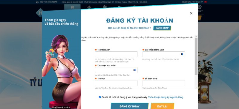 Đăng ký Shbet casino 