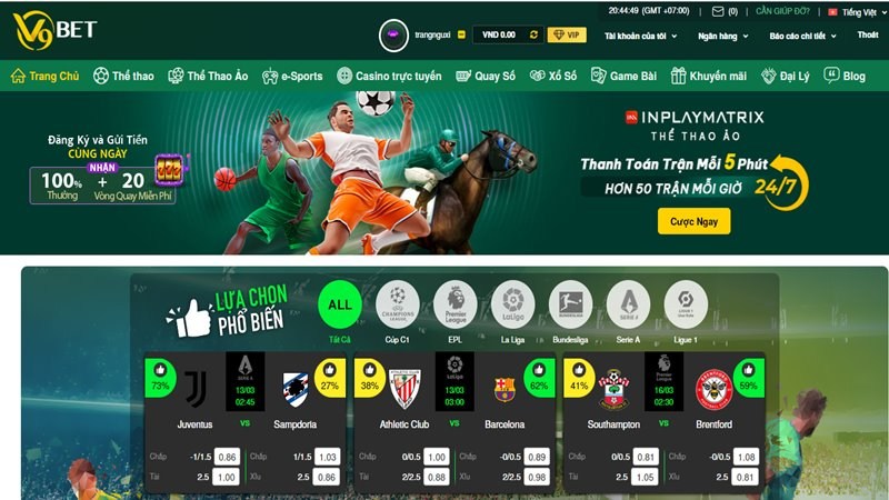 Link vào V9bet Casino