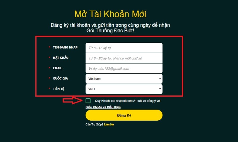 Đăng ký V9bet Casino